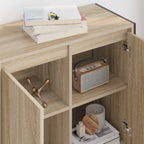 vidaXL Seitenschrank Sonoma 79 x 36 x 75 cm Holzwerkstoff