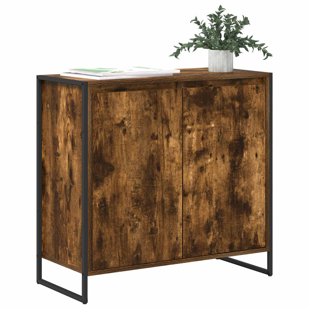 vidaXL Seitenschrank Raucharbe 79 x 36 x 75 cm Holzwerkstoff