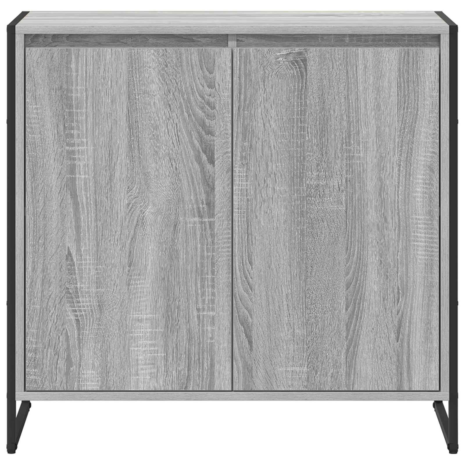 vidaXL Seitenschrank Graues Sonoma 79 x 36 x 75 cm Holzwerkstoff