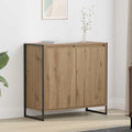 vidaXL Seitenschrank Kunsthandwerk Eiche 79 x 36 x 75 cm Holzwerkstoff