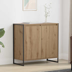 vidaXL Seitenschrank Kunsthandwerk Eiche 79 x 36 x 75 cm Holzwerkstoff