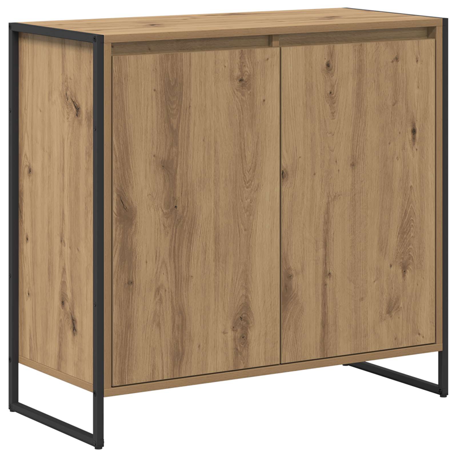 vidaXL Seitenschrank Kunsthandwerk Eiche 79 x 36 x 75 cm Holzwerkstoff