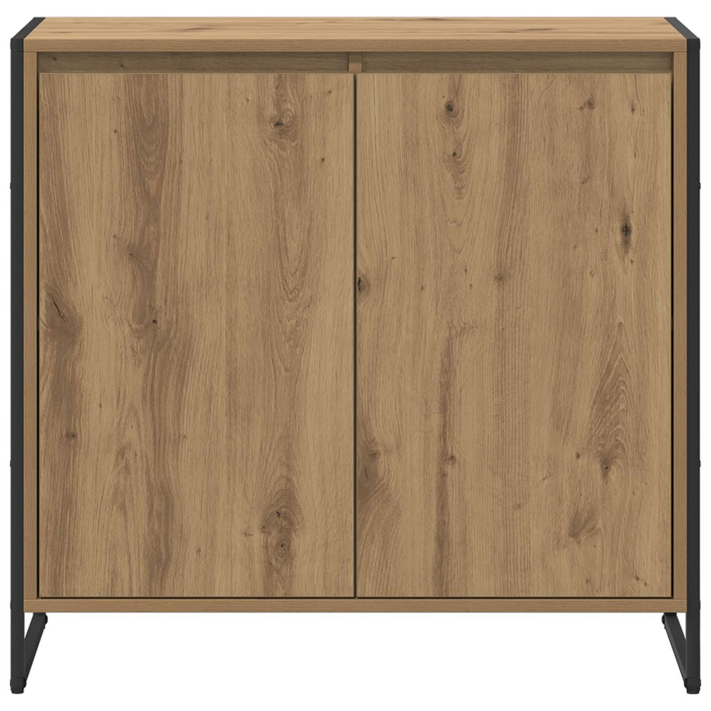 vidaXL Seitenschrank Kunsthandwerk Eiche 79 x 36 x 75 cm Holzwerkstoff