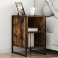vidaXL Nachttisch Rauches Eiche 39,5 x 30 x 50 cm Holzwerkstoff