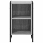 vidaXL Nachttisch Graues Sonoma 39,5 x 30 x 50 cm Holzwerkstoff