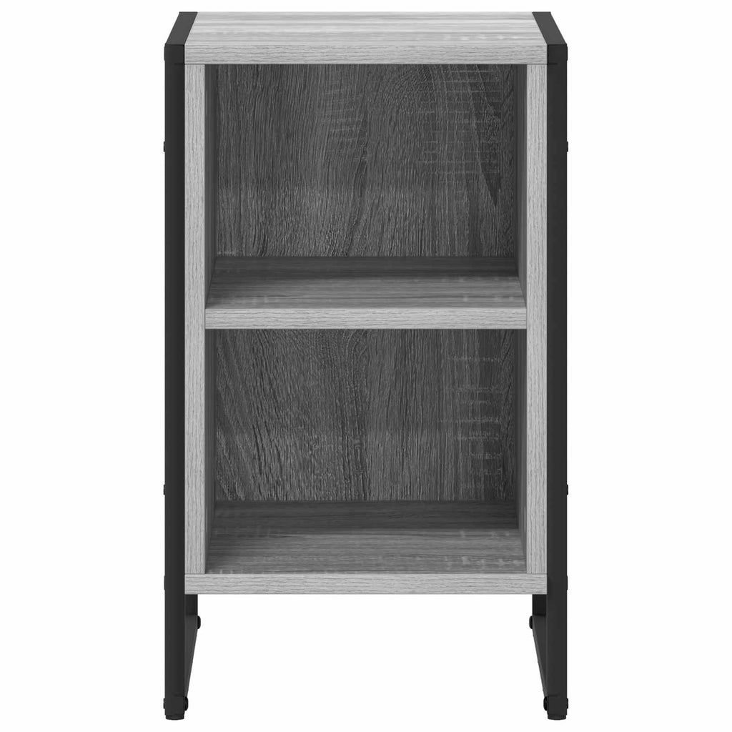 vidaXL Nachttisch 2 pcs Graues Sonoma 39,5 x 30 x 50 cm Holzwerkstoff