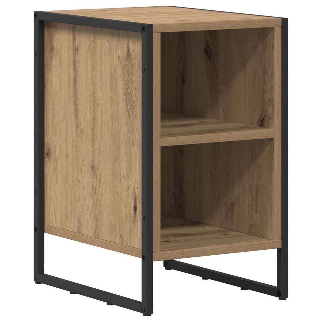 vidaXL Nachttisch 2 pcs Kunsthandwerk Eiche 39,5 x 30 x 50 cm