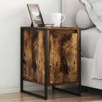 vidaXL Nachttisch 2 pcs Raucharbe 39,5 x 30 x 50 cm Holzwerkstoff