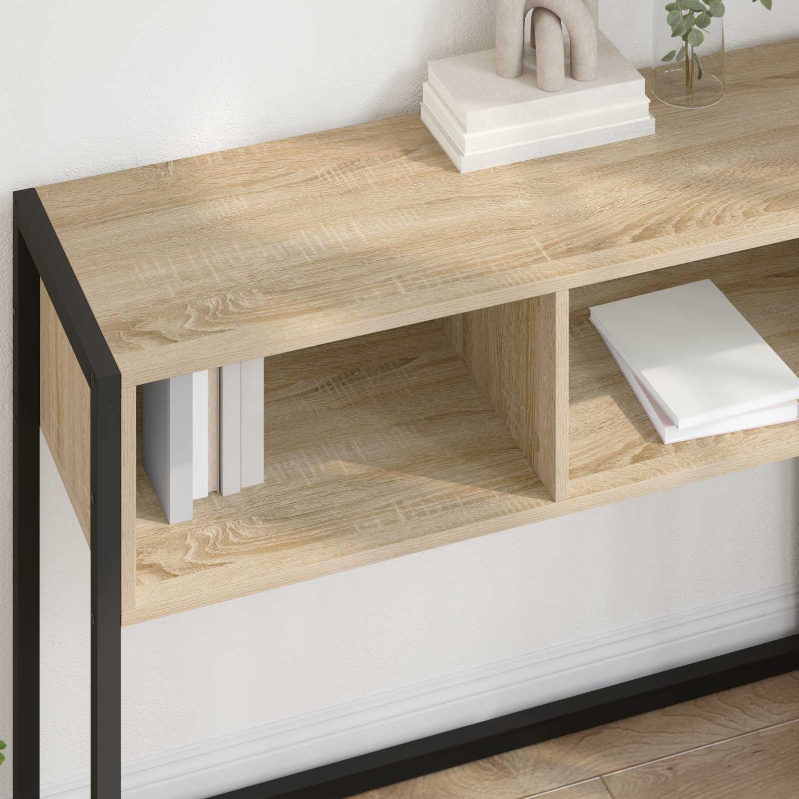 vidaXL Beistelltisch Sonoma 100 x 36 x 75 cm Holzwerkstoff