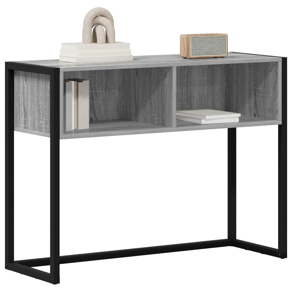 vidaXL Beistelltisch Graues Sonoma 100 x 36 x 75 cm Holzwerkstoff