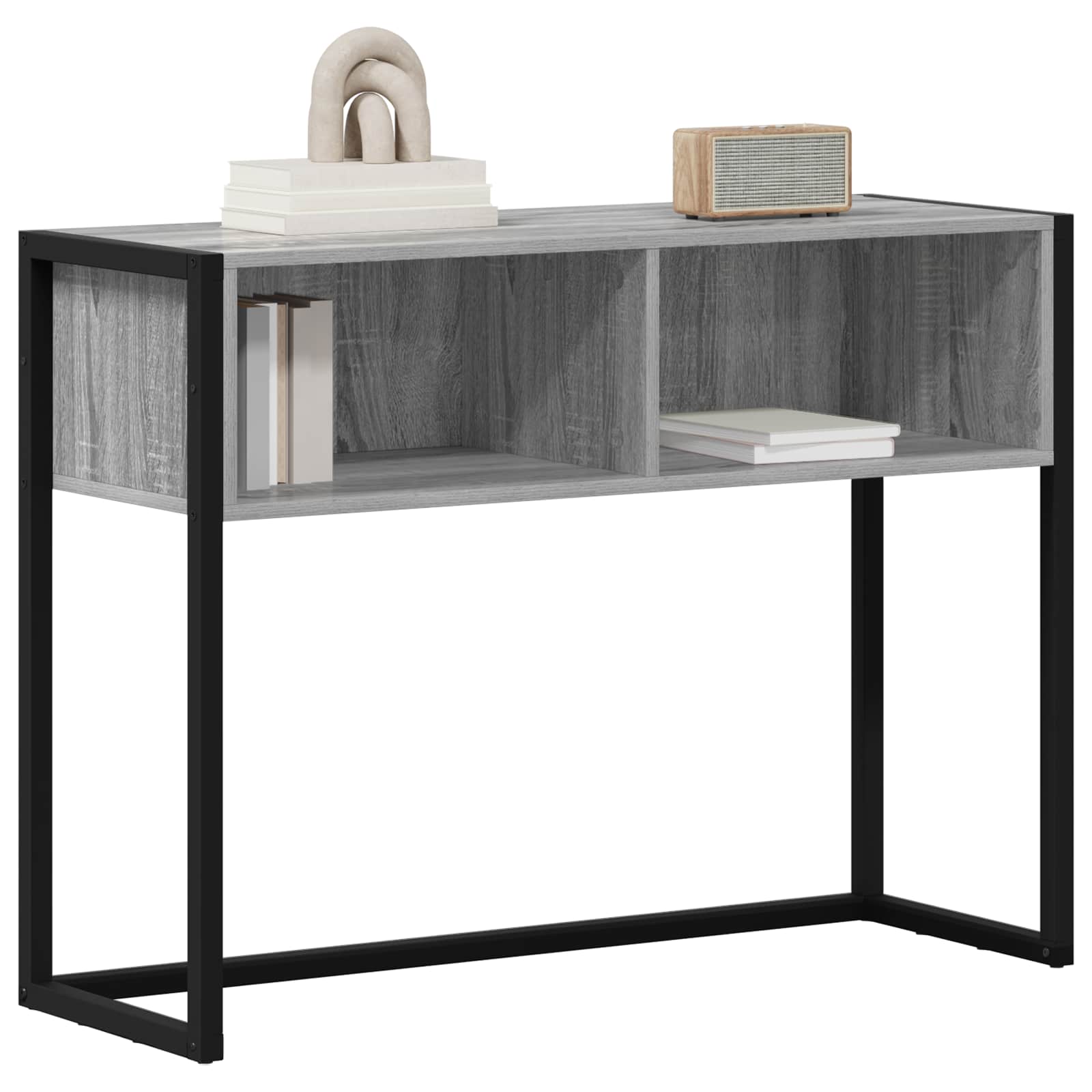 vidaXL Beistelltisch Graues Sonoma 100 x 36 x 75 cm Holzwerkstoff