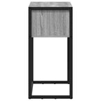 vidaXL Beistelltisch Graues Sonoma 100 x 36 x 75 cm Holzwerkstoff
