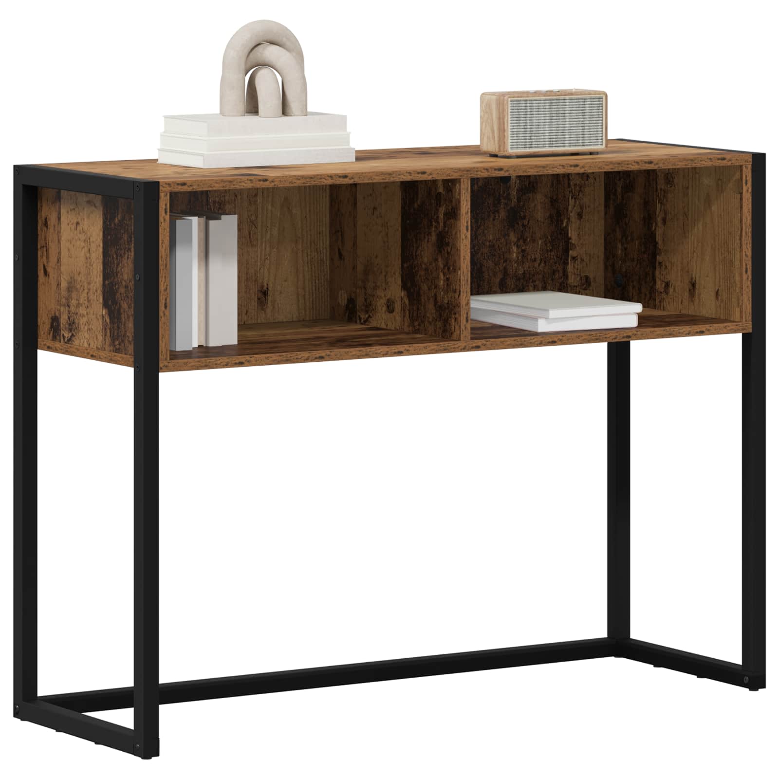vidaXL Beistelltisch Altholz 100 x 36 x 75 cm Holzwerkstoff