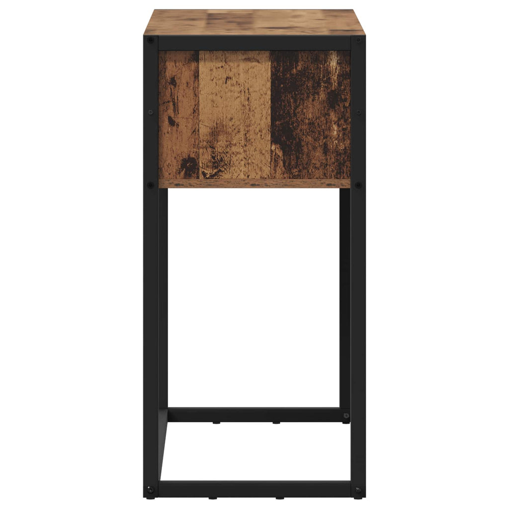 vidaXL Beistelltisch Altholz 100 x 36 x 75 cm Holzwerkstoff