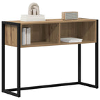 vidaXL Beistelltisch mit Speicher Kunsthandwerk Eiche 100 x 36 x 75 cm