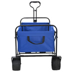 vidaXL Faltwagen Blau 89 x 63 x 96 cm Stahl und Polyester-Oxford