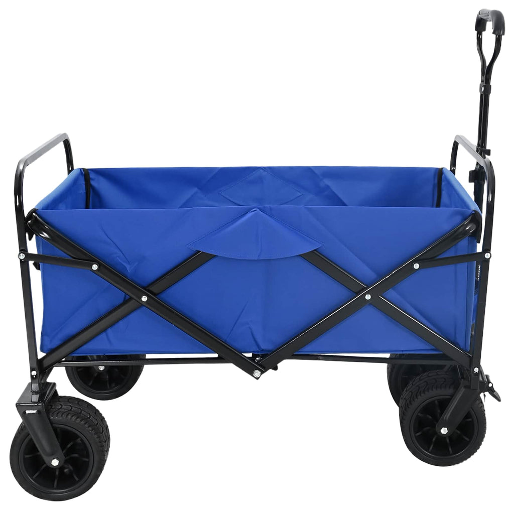vidaXL Faltwagen Blau 89 x 63 x 96 cm Stahl und Polyester-Oxford