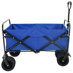 vidaXL Faltwagen Blau 89 x 63 x 96 cm Stahl und Polyester-Oxford