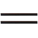 vidaXL Selbstklebende Türbürstendichtungen 2 pcs Braun 100 cm