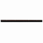 vidaXL Aufsteck Türbürstendichtungen 6 pcs Braun 100 cm