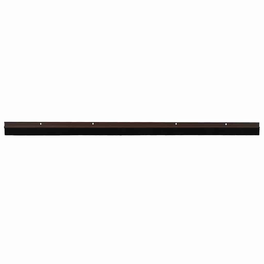 vidaXL Aufsteck Türbürstendichtungen 12 pcs Braun 100 cm