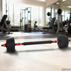 vidaXL 2-in-1 Kurzhantel Langhantel Set 20 kg Schwarz und Rot