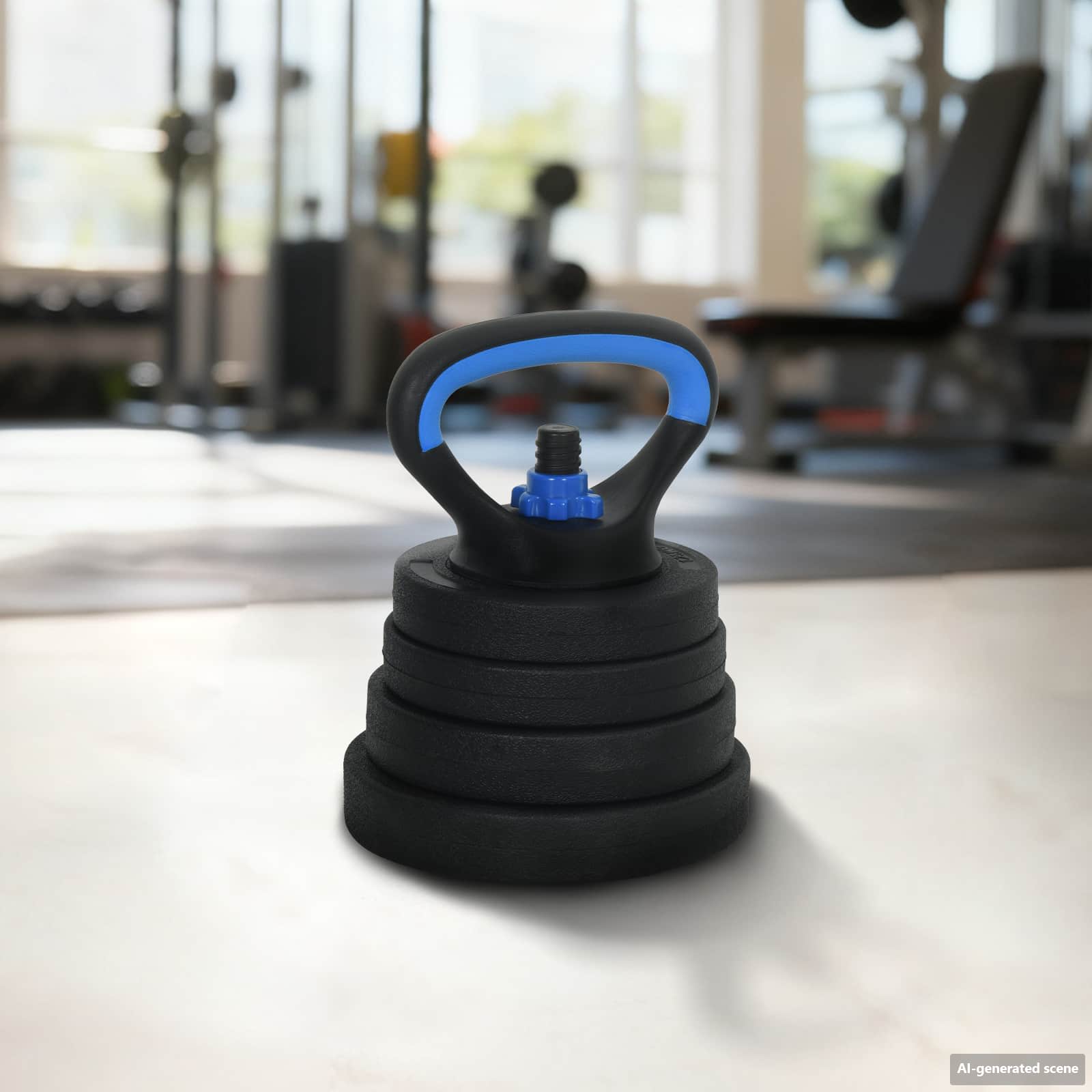vidaXL 4-in-1 Kurzhantel Langhantel Kettlebell Set 20 kg