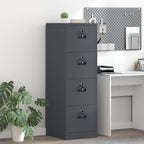 vidaXL Aktenschrank mit Schubladen 2 pcs Anthrazit 44 x 50 x 139 cm
