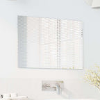 vidaXL Wandspiegel Rechtwinklig 60 x 40 cm Gehärtetes Glas