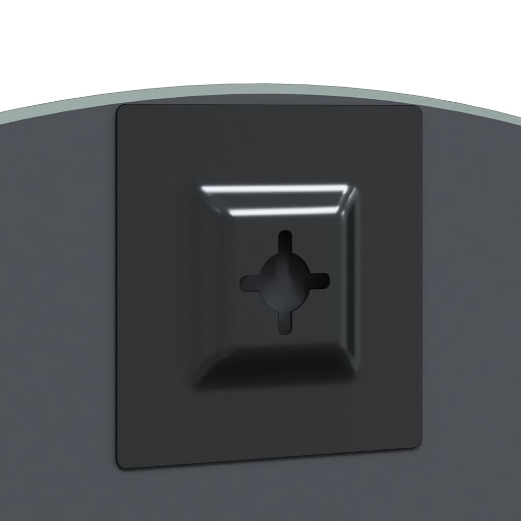 vidaXL Wandspiegel Rund Ø 30 cm Gehärtetes Glas