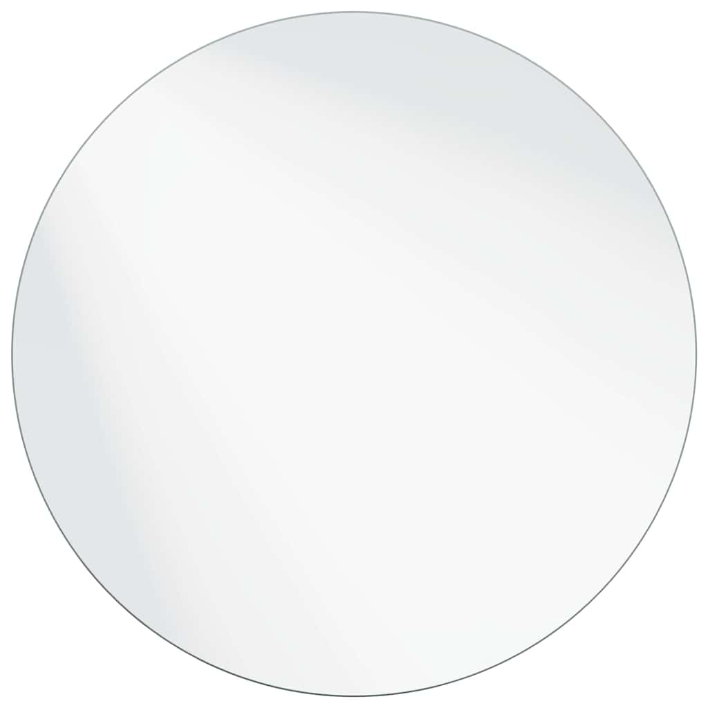 vidaXL Wandspiegel Rund Ø 30 cm Gehärtetes Glas
