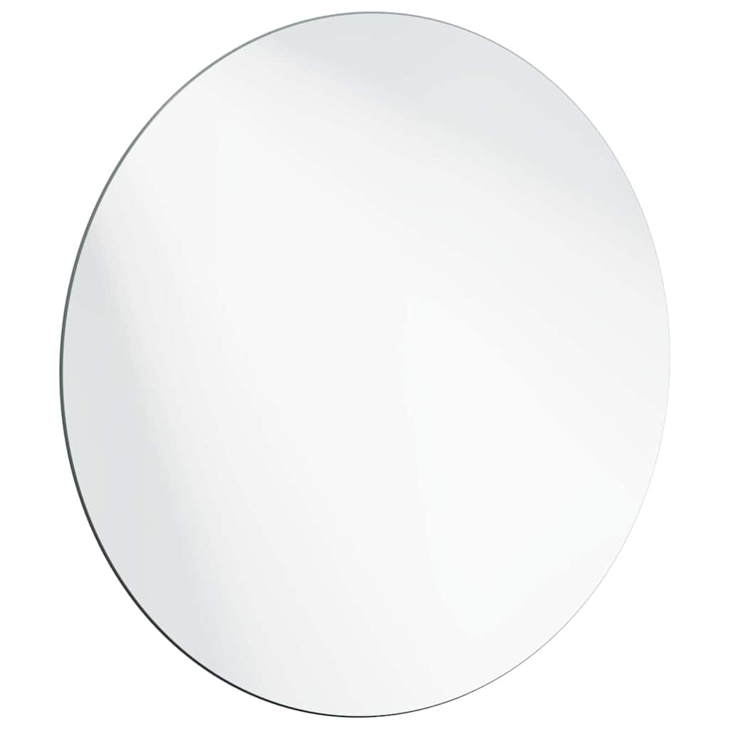 vidaXL Wandspiegel Rund Ø 30 cm Gehärtetes Glas