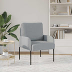 vidaXL Sofas mit Kissen 55cm Hellgrau Sperrholz