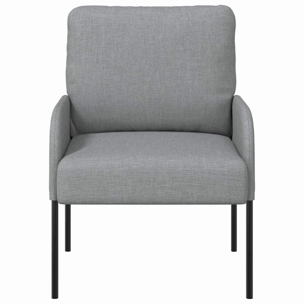 vidaXL Sofas mit Kissen 55cm Hellgrau Sperrholz