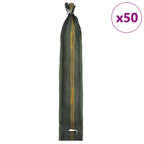 vidaXL Sandsäcke 50 pcs Grün 120 x 27 cm HDPE