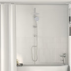 vidaXL Duschsystem Schwarz 47 x 20 x 95 cm Edelstahl