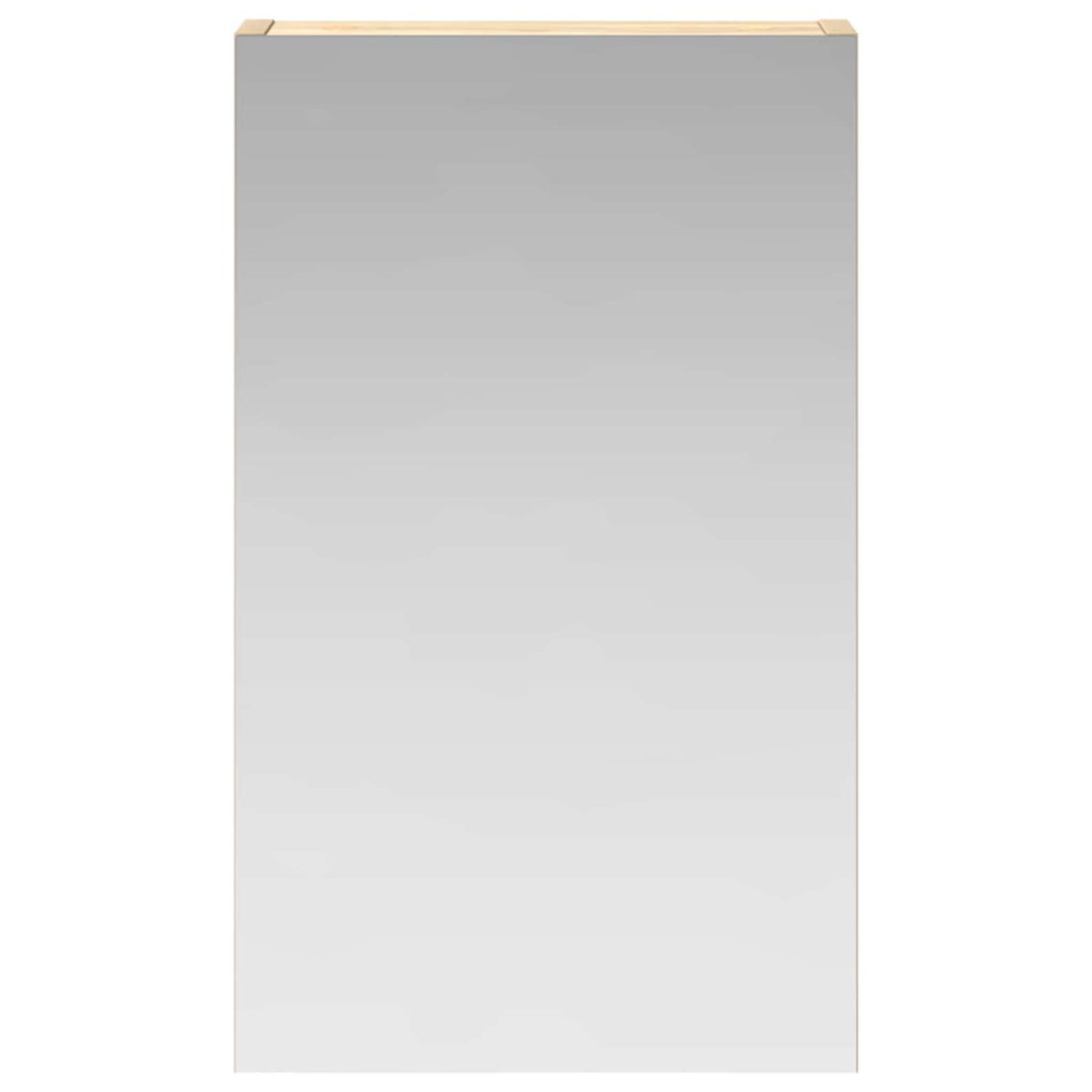 vidaXL Badezimmerspiegelschrank mit Tür Sonoma-Eiche 30 x 10,5 x 50 cm