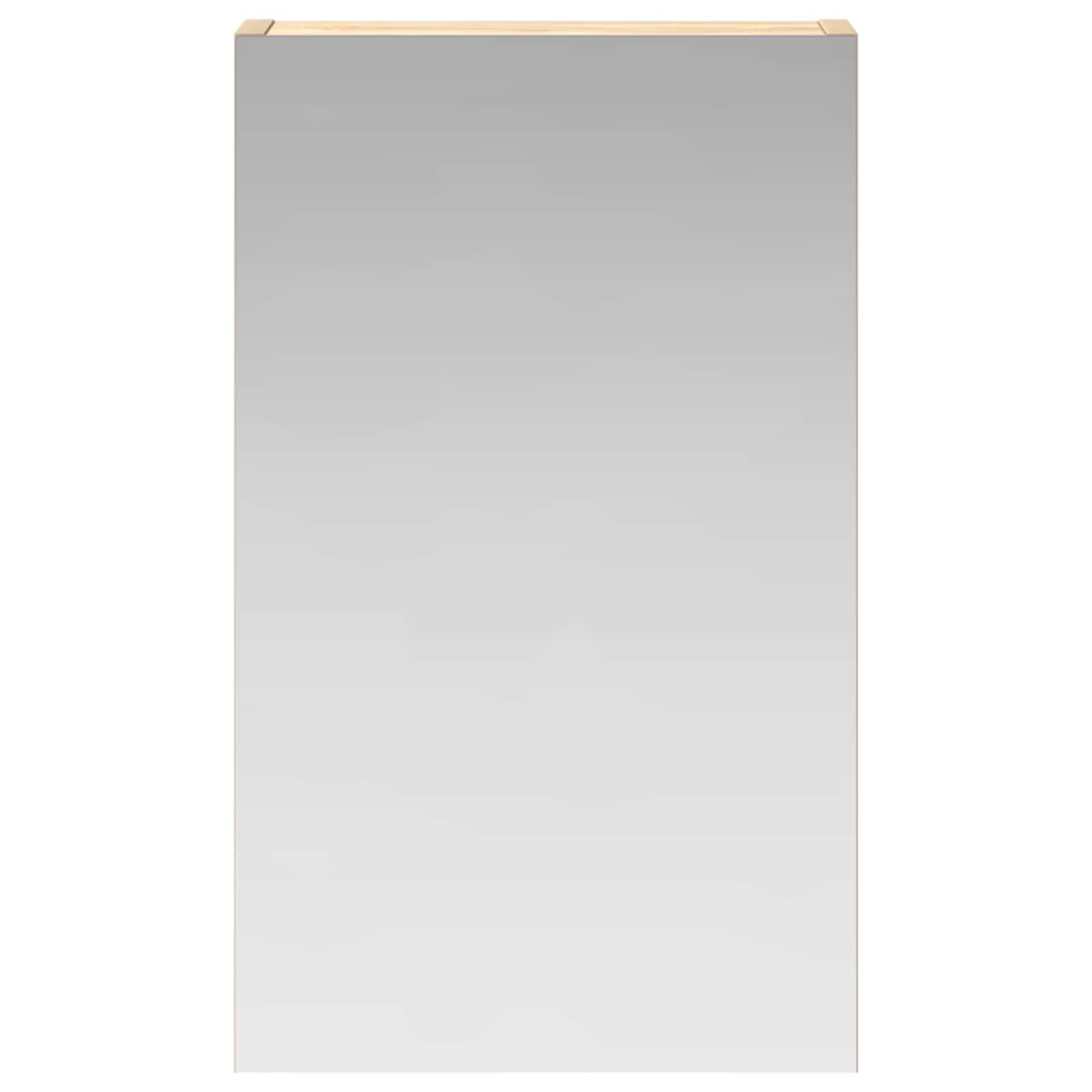 vidaXL Badezimmerspiegelschrank mit Tür Sonoma-Eiche 30 x 10,5 x 50 cm