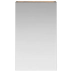 vidaXL Badezimmerspiegelschrank Geräucherte Eiche 30 x 10,5 x 50 cm