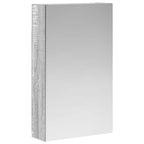 vidaXL Badezimmerspiegelschrank Graues Sonoma 30 x 10,5 x 50 cm