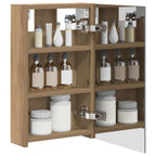 vidaXL Badezimmerspiegelschrank Kunsthandwerk Eiche 30 x 10,5 x 50 cm