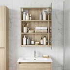 vidaXL Badezimmerspiegelschrank Sonoma-Eiche 40 x 10,5 x 60,5 cm