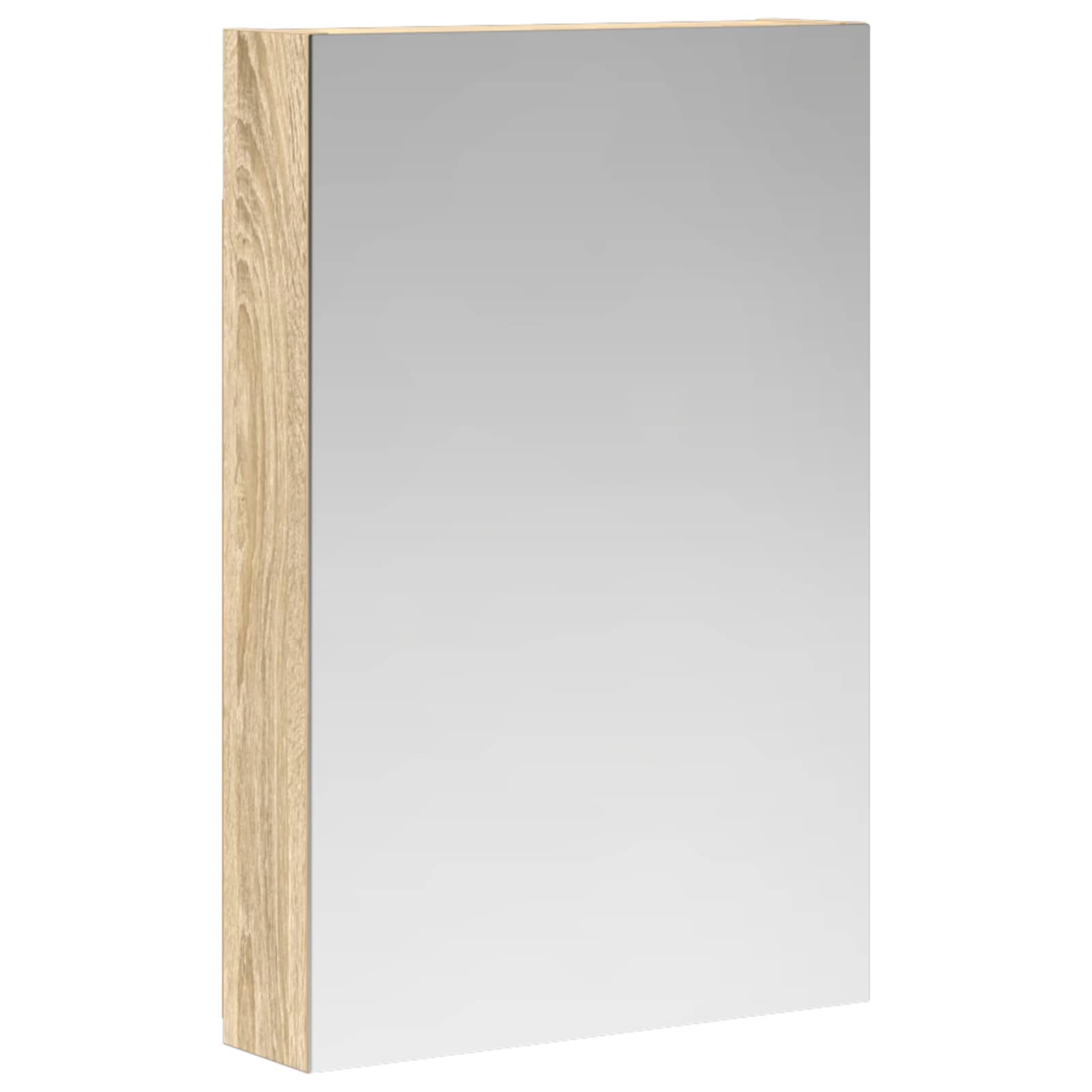 vidaXL Badezimmerspiegelschrank Sonoma-Eiche 40 x 10,5 x 60,5 cm