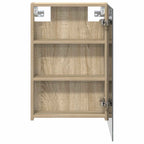 vidaXL Badezimmerspiegelschrank Sonoma-Eiche 40 x 10,5 x 60,5 cm