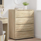 vidaXL Stauraumschränke Sonoma-Eiche 80 x 48 x 105 cm Holzwerkstoff