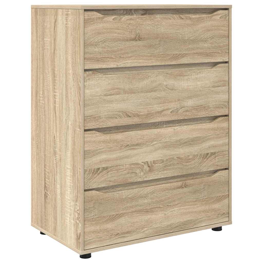 vidaXL Stauraumschränke Sonoma-Eiche 80 x 48 x 105 cm Holzwerkstoff