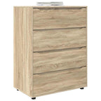 vidaXL Stauraumschränke Sonoma-Eiche 80 x 48 x 105 cm Holzwerkstoff