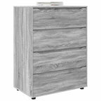 vidaXL Stauraumschränke Graues Sonoma 80 x 48 x 105 cm Holzwerkstoff