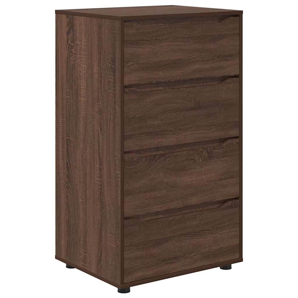vidaXL Stauraumschränke Braun Eichen-Optik 60 x 48 x 105 cm