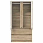 vidaXL Kleiderschrank Sonoma-Eiche 79,5 x 49 x 156 cm Holzwerkstoff